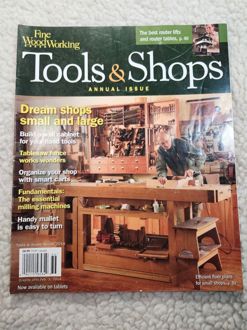 Fine Woodworking Tools & Shops Annual Issue Winter 2014 Dream Shops Magazine